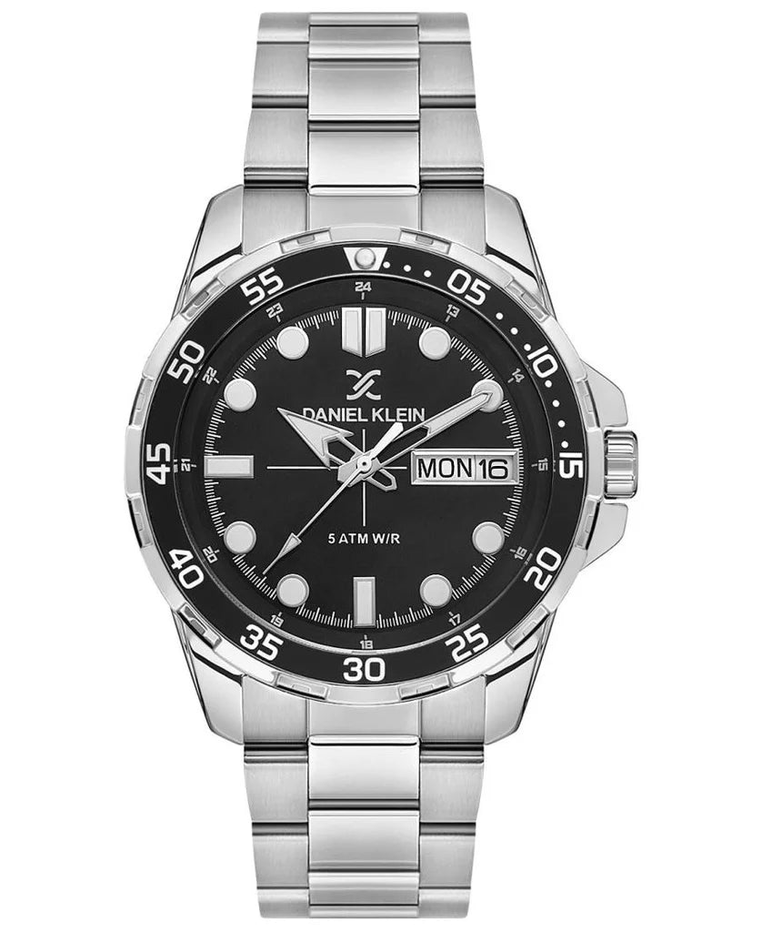 Daniel Klein Silver Watch DK.1.13884-1