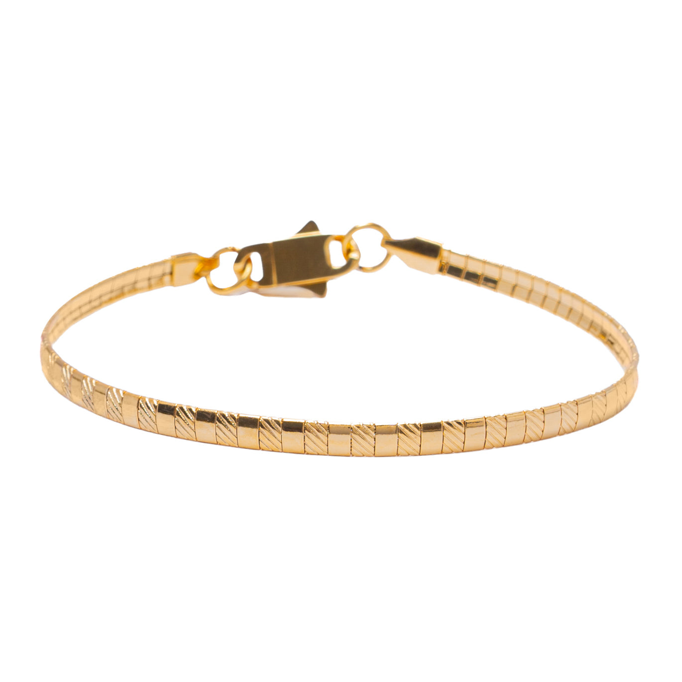 Big Daddy 4MM Gold Omega Bracelet - Bracelet