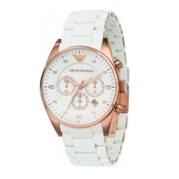 Emporio Armani Sport Collection Chronograph White Men's Watch AR5919