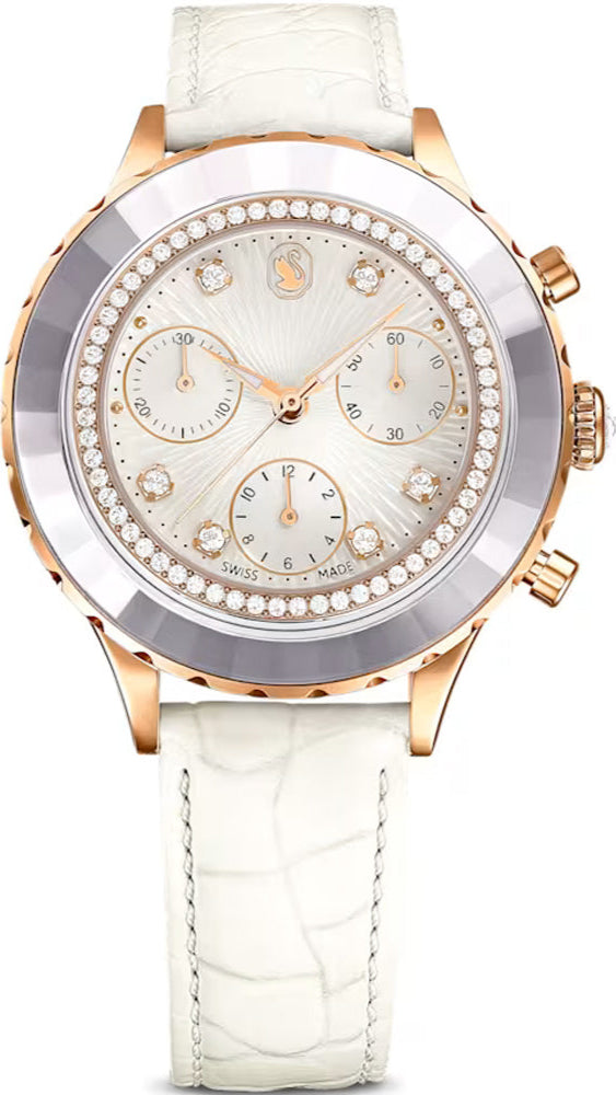 Swarovski Octea Chrono Rose Gold Women's Watch - 5671150