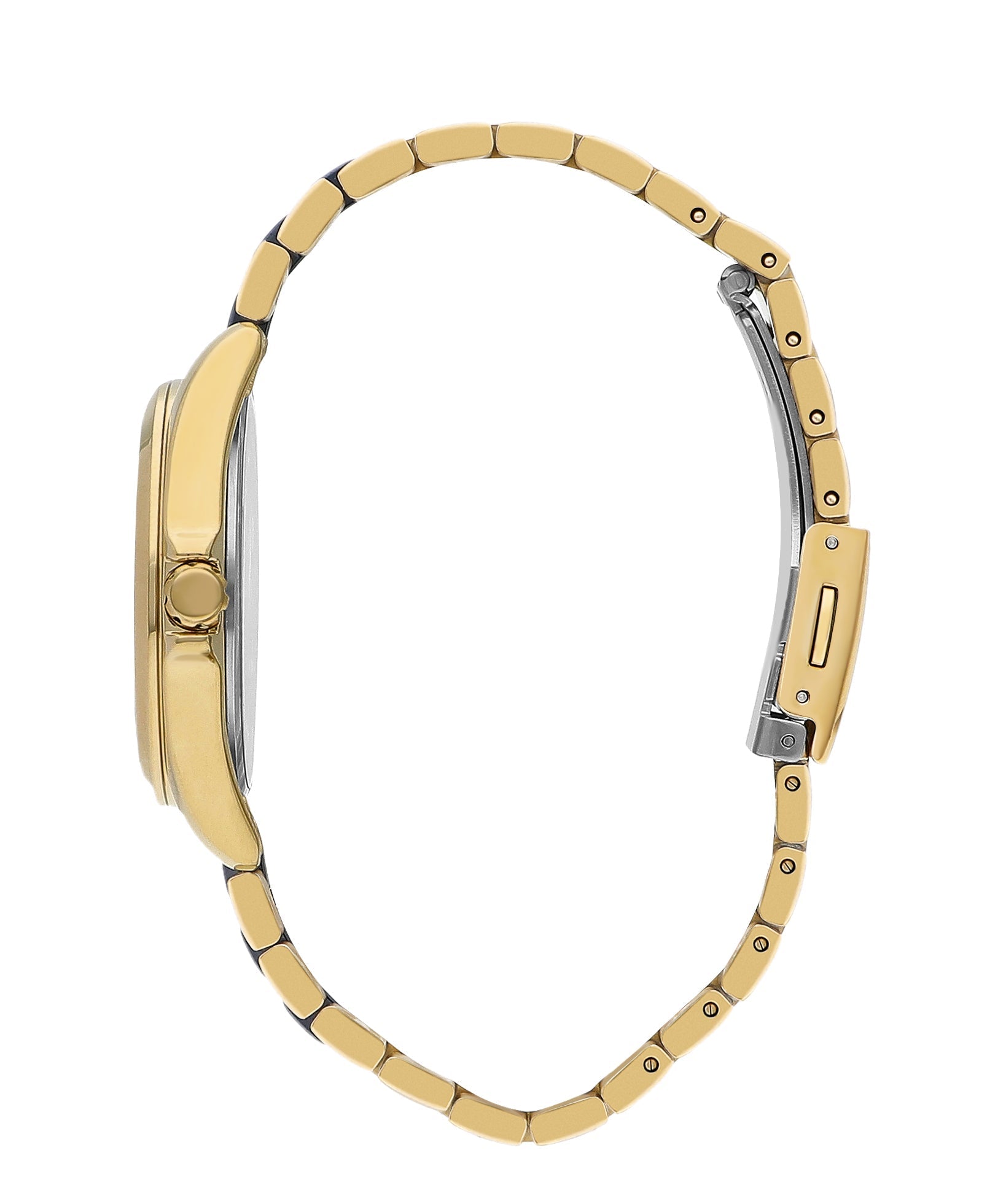 Lee Cooper 34MM Gold Analog Navy Blue Dial Watch – LC07873.270