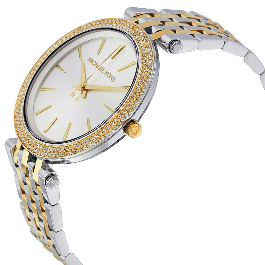 Michael Kors Darci Silver Dial Two-tone Ladies Watch MK3215
