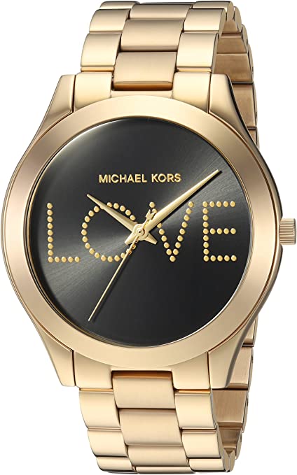 Michael Kors Slim Runway Gold Tone Women's Watch MK3803