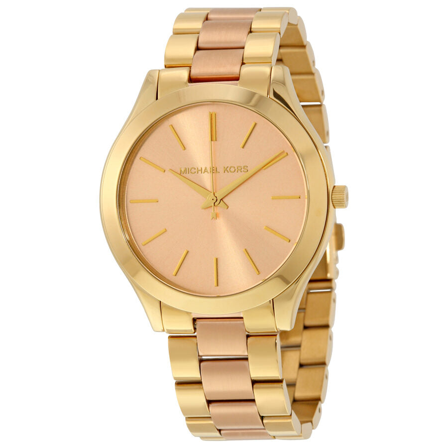 Michael Kors Slim Runway Pink Dial Ladies Watch MK3493