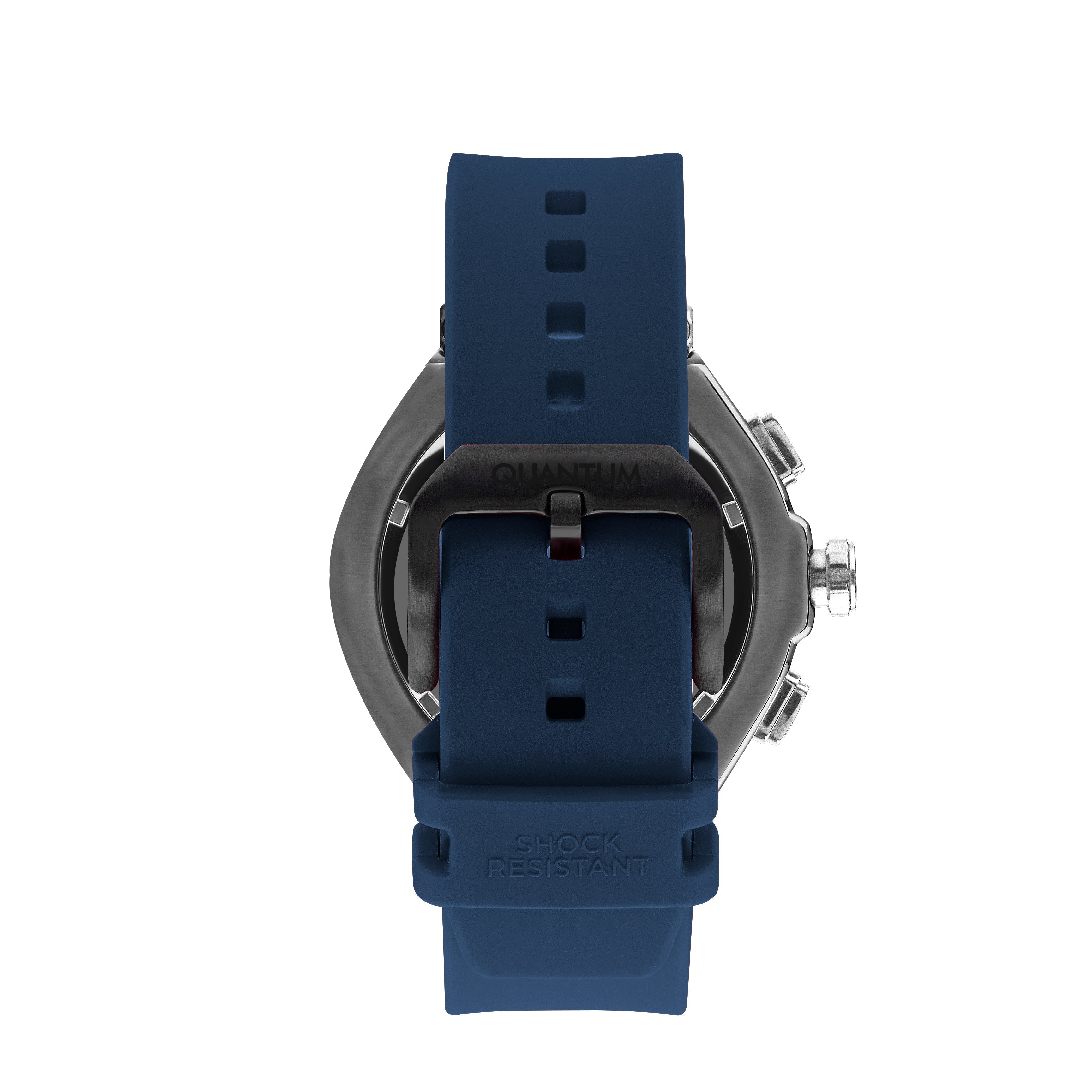 Quantum Hunter Dark Blue Dial Chronograph Watch – HNG1010.099