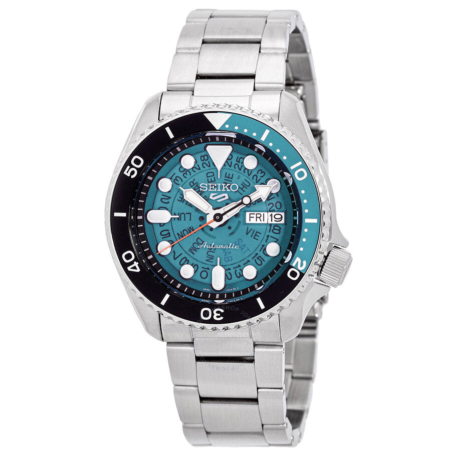 Seiko 5 Sports Automatic Teal Dial Men's Watch SRPJ45K1