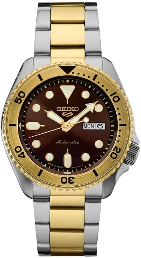 Seiko 5 Sports Automatic Two Tone Men's Watch - SRPK24