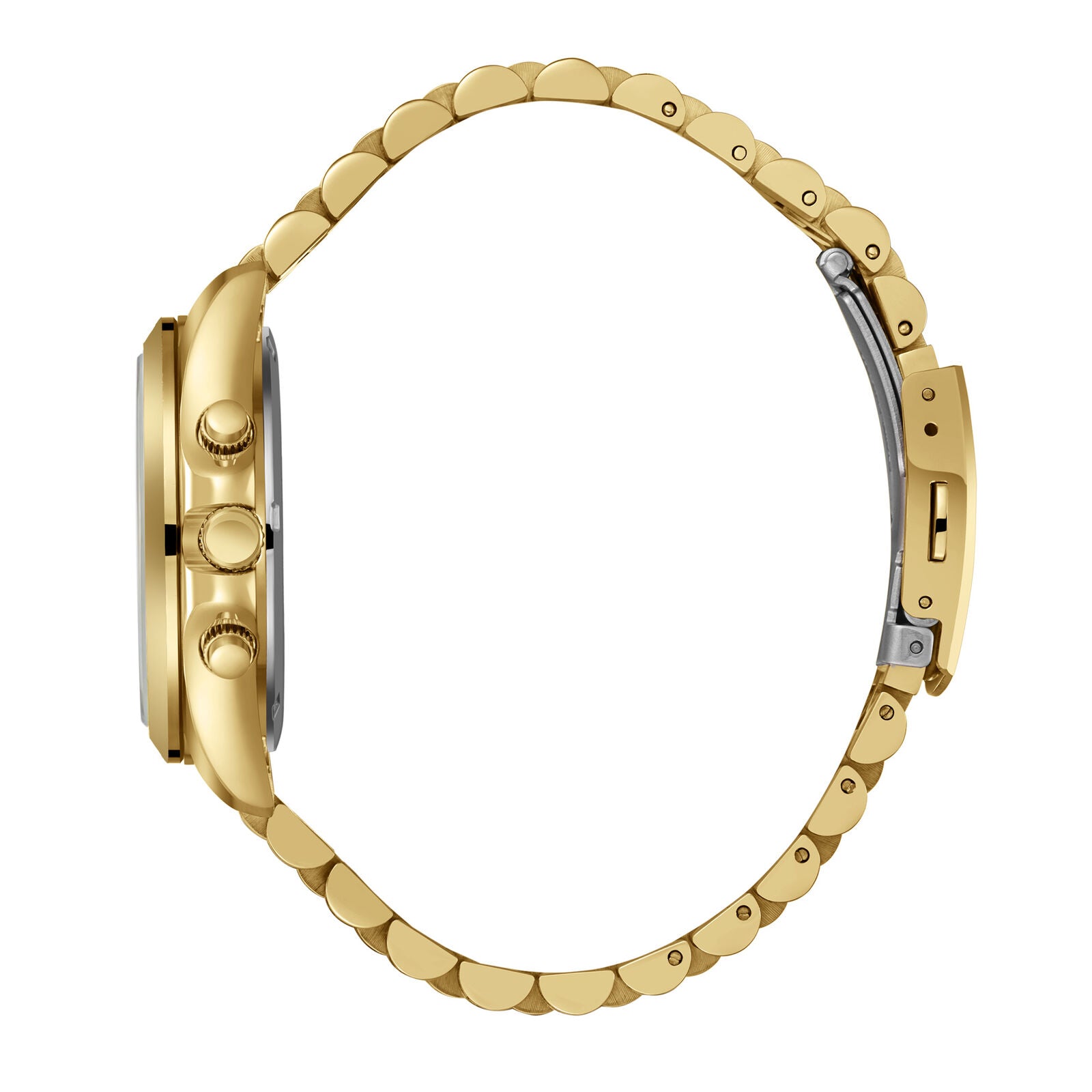 Beverly Hills Polo Club Multi-Function Analog Watch Gold Stainless Steel Watch BP3656C.120