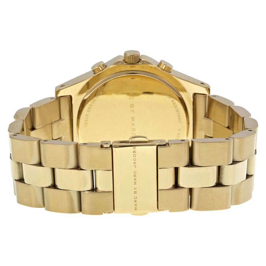 Marc by Marc Jacobs Blade Black Dial Gold Tone Ladies Watch MBM3309 - Watches of America #3