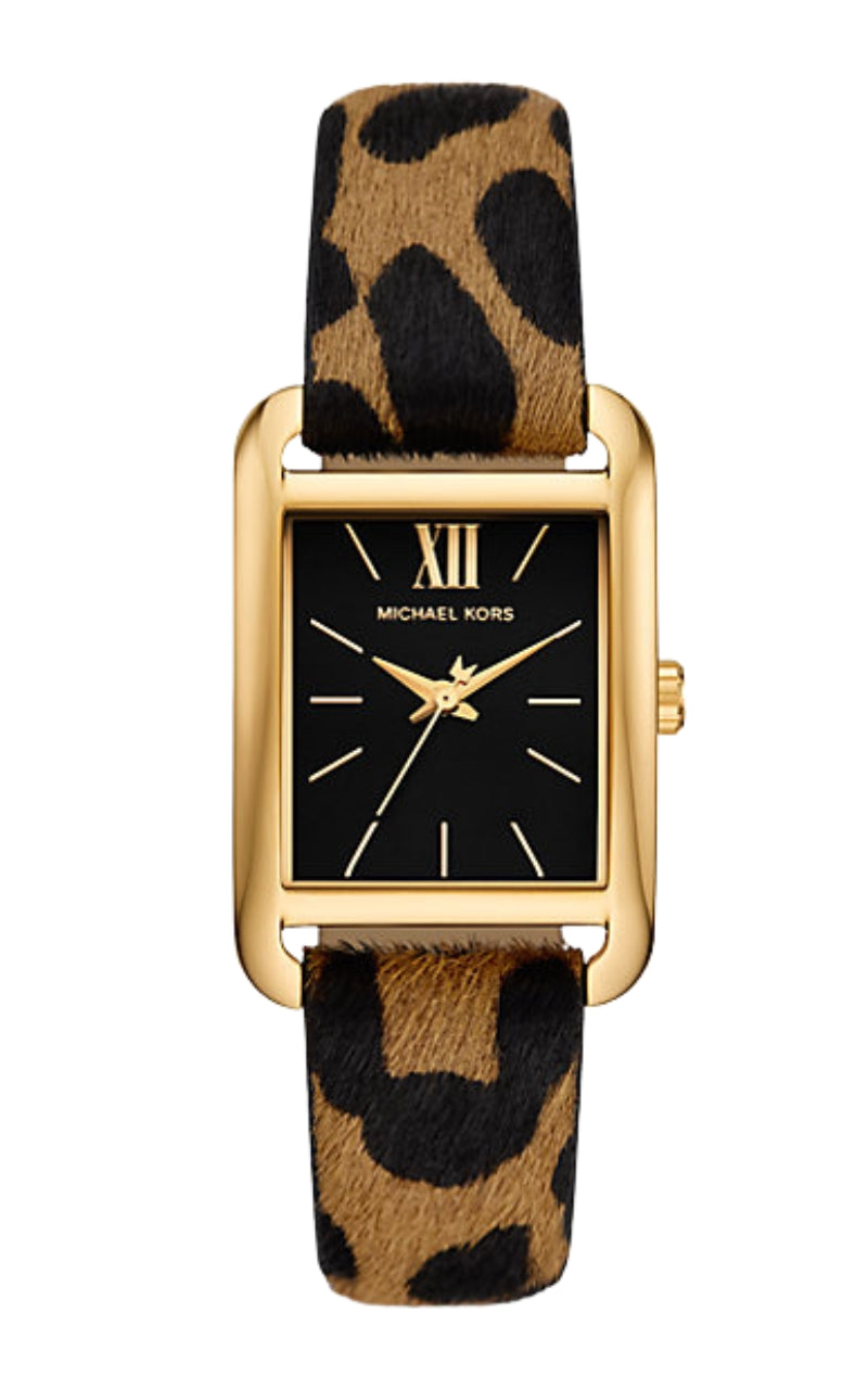 Michael Kors Monroe Gold Leather Watch MKO1115