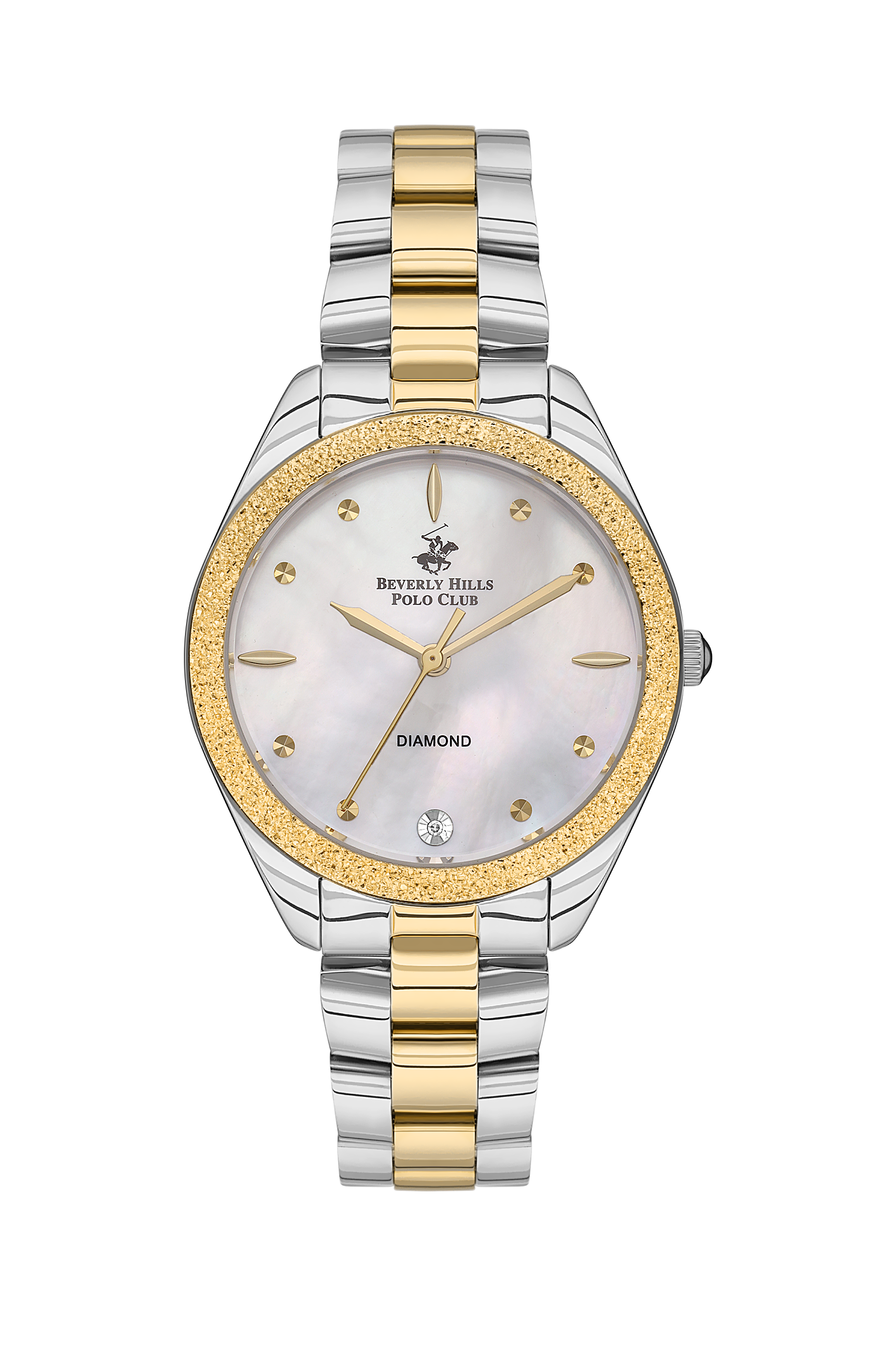 BEVERLY HILLS POLO CLUB Two-Tone Diamond Watch – BP3564C.220
