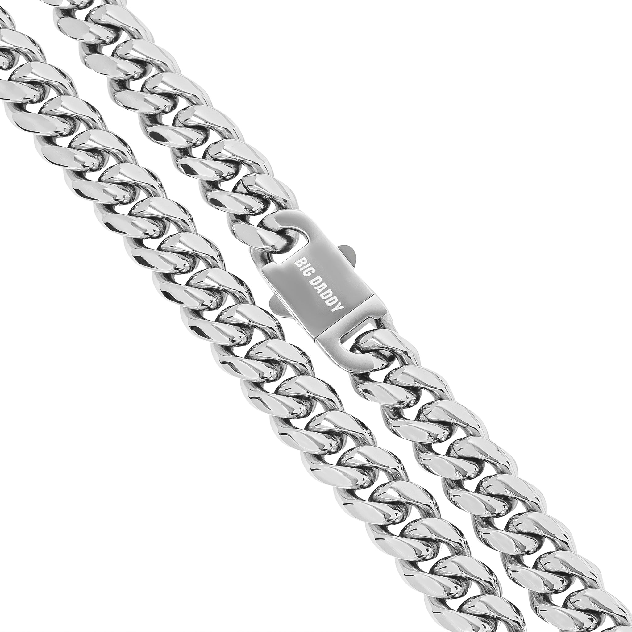 Big Daddy 12MM Cuban Link Stainless Steel Chain - Chain