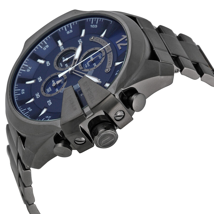 Diesel  Mega Chief Chronograph Blue Dial Men's Watch DZ4329