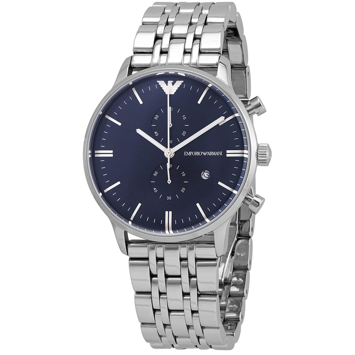Emporio Armani Chronograph Quartz Dark Blue Dial Men's Watch AR1648