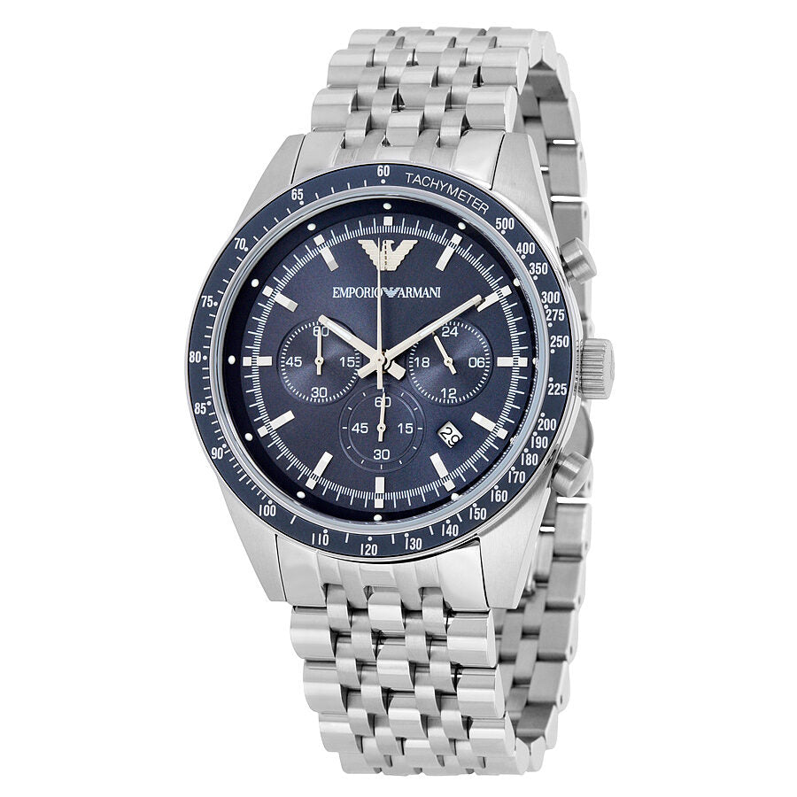 Emporio Armani Sportivo Chronograph Blue Dial Men's Watch AR6072