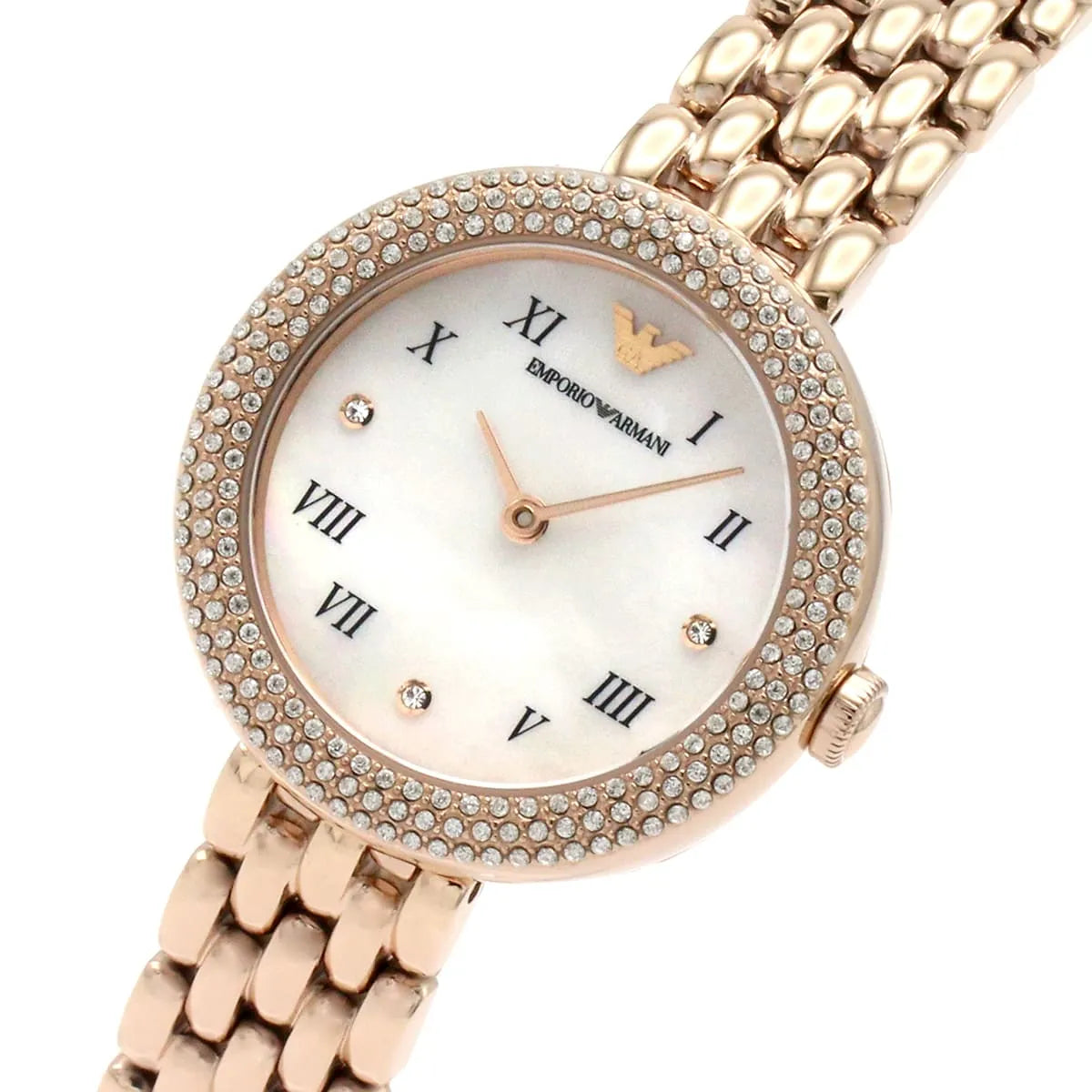 Emprio Armani Rose Gold Ladies Watch - AR11355