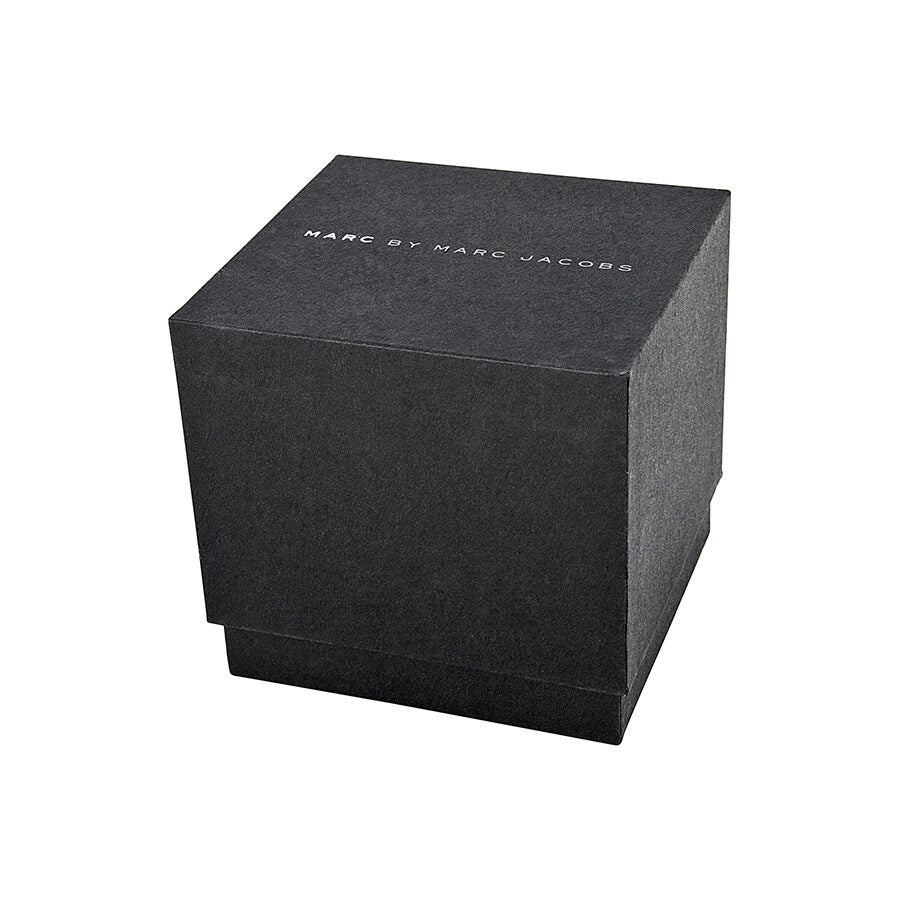 Marc By Marc Jacobs Fergus Black Dial Brown Leather Watch MBM5077