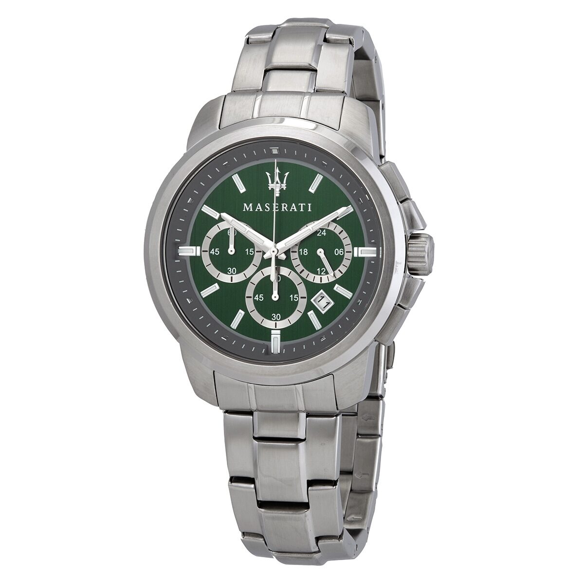 Maserati Successo Chronograph Quartz Green Dial Men's Watch R8873621017