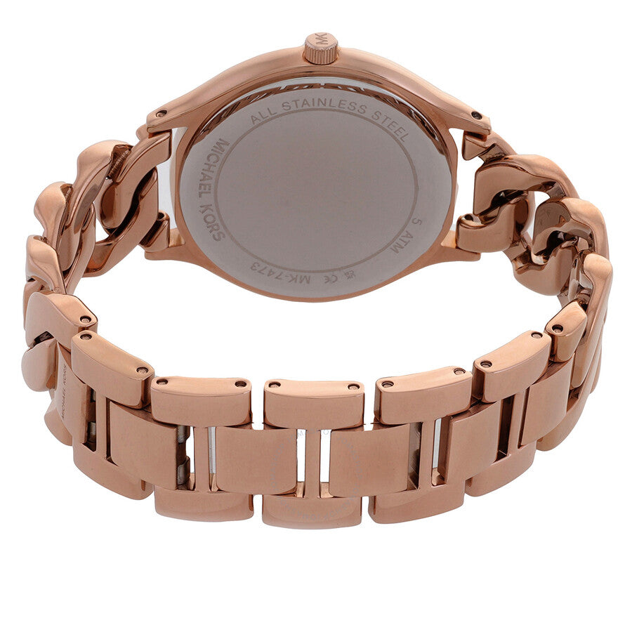 Michael Kors Runway Quartz White Dial Ladies Watch MK7473