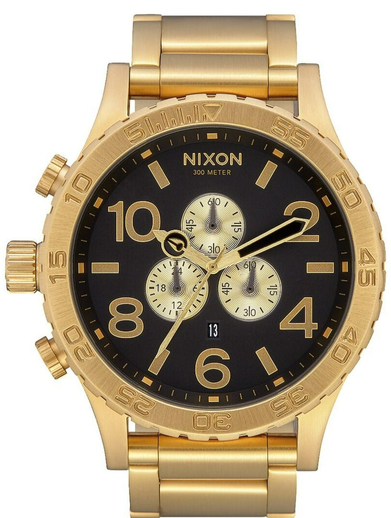 Nixon 51-30 Chrono Gold & Black Men's Watch A083-510